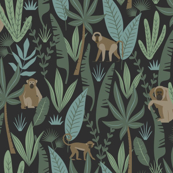 Children's non-woven wallpaper 139074, Jungle, Let's play, Esta