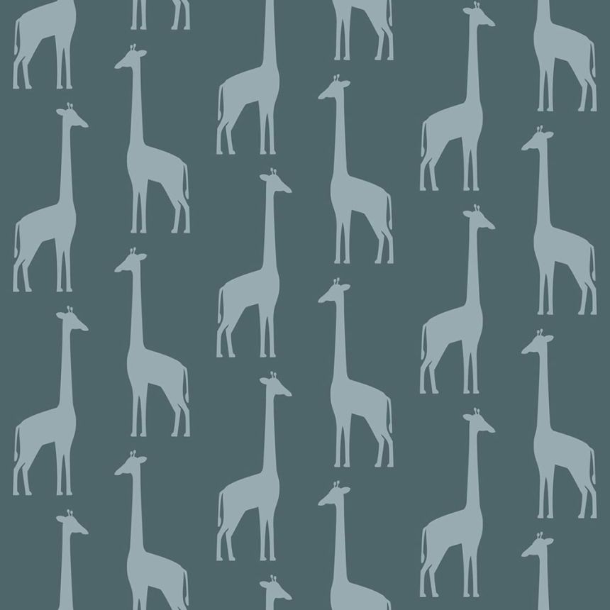 Children's non-woven wallpaper 139061, Giraffes, Let's play, Esta