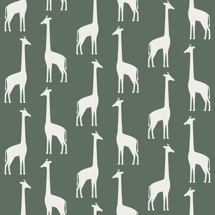 Children's non-woven wallpaper 139060, Giraffes, Let's play, Esta