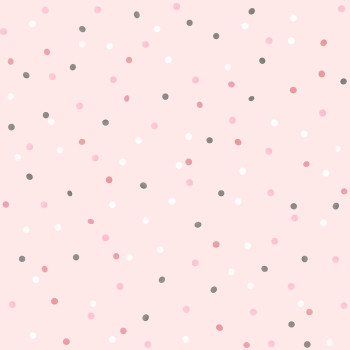 Children's non-woven wallpaper 139051, Polka dots, Let's play, Esta