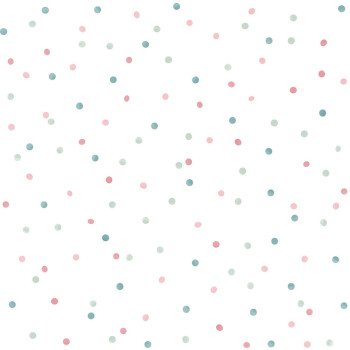 Children's non-woven wallpaper 139049, Polka dots, Let's play, Esta