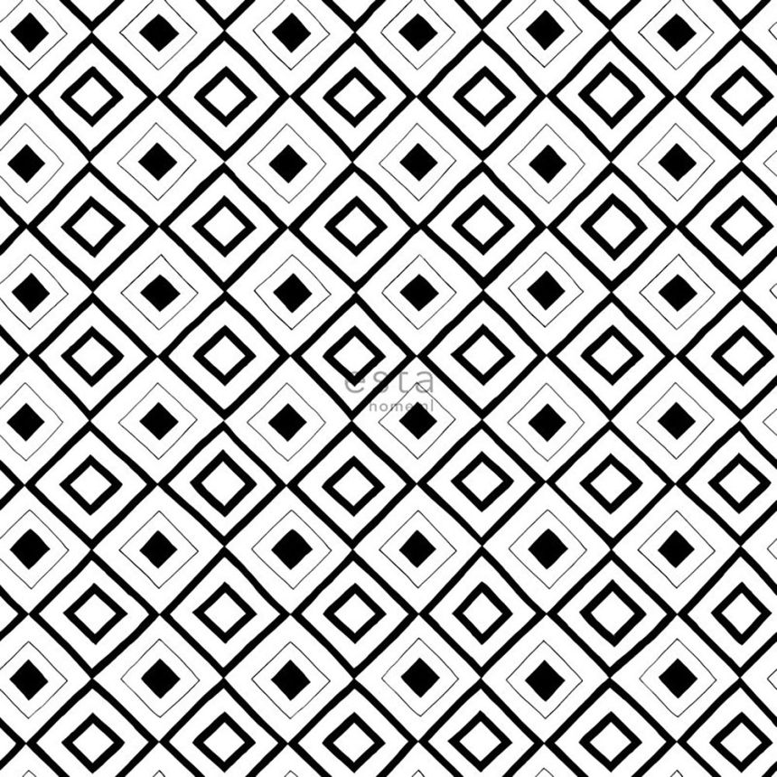 Non-woven wallpaper with a geometric pattern 138863, FAB, Esta