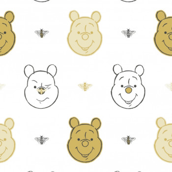 Children's paper wallpaper Winnie the Pooh, 106604, Bee Winnie The Pooh, Kids @ Home 6, Graham & Brown