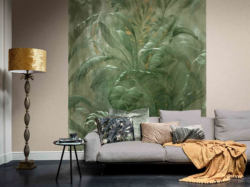 Non-woven mural wallpaper with vinil, Palms, leaves, 300412 DX, 250x280cm, Grand Safari, BN Walls