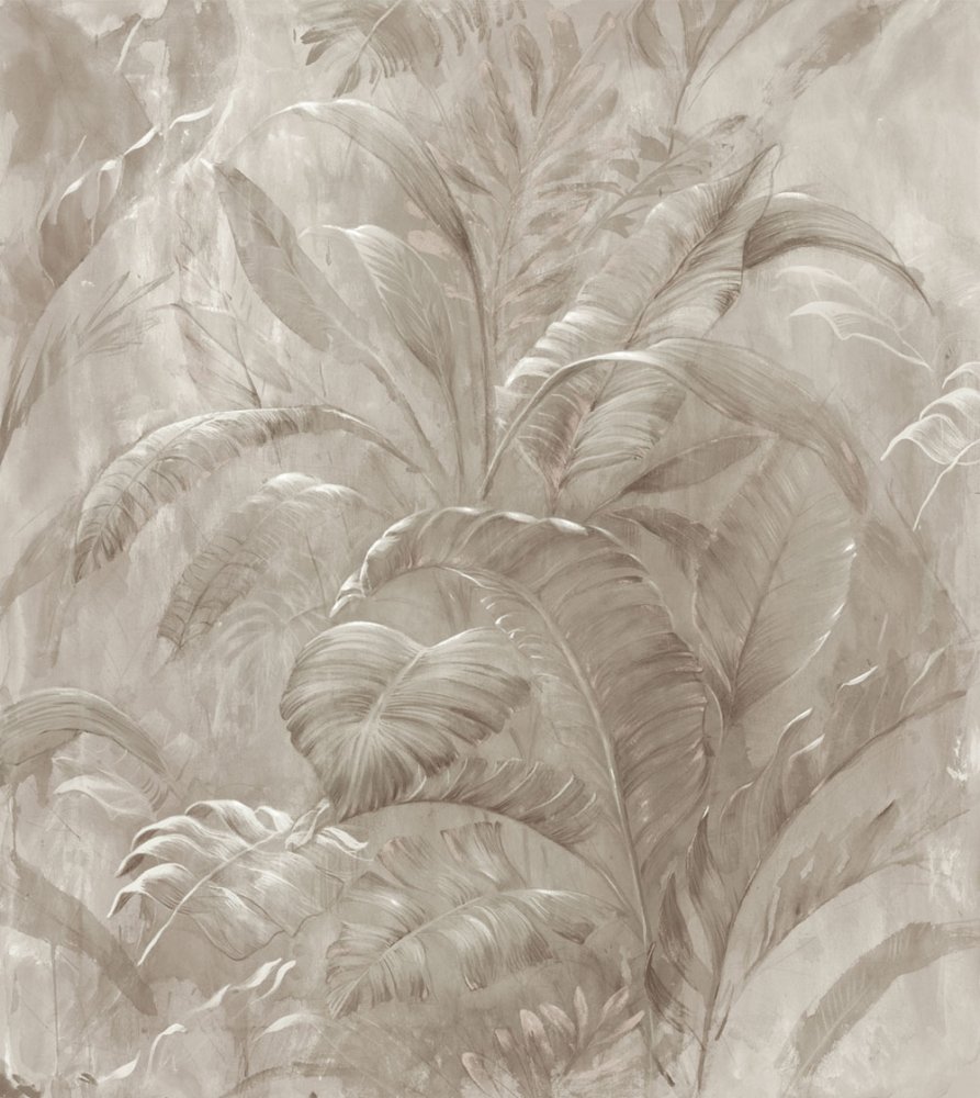 Non-woven mural wallpaper, Palms, leaves, 300412, 250x280cm, Grand Safari, BN Walls