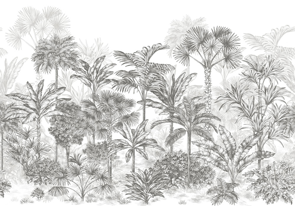 Non-woven mural wallpaper, Palms, 300409, 400x280cm, Grand Safari, BN Walls