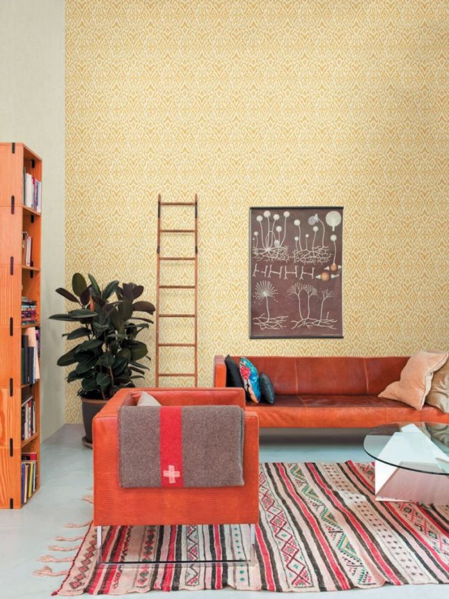 Luxury vinyl wallpapers 6432, Ethno style, Kite, JV 171 Ikat, Sirpi