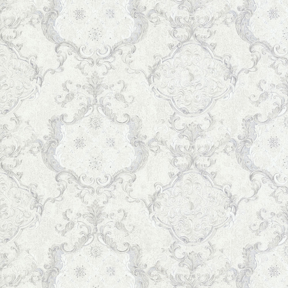 Non-woven wallpaper with a vinyl surface, Baroque pattern, Ornaments 82860, Amore, Emiliana Parati