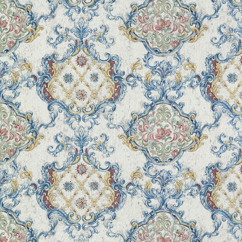 Non-woven wallpaper with a vinyl surface, Baroque pattern, Ornaments 82855, Amore, Emiliana Parati
