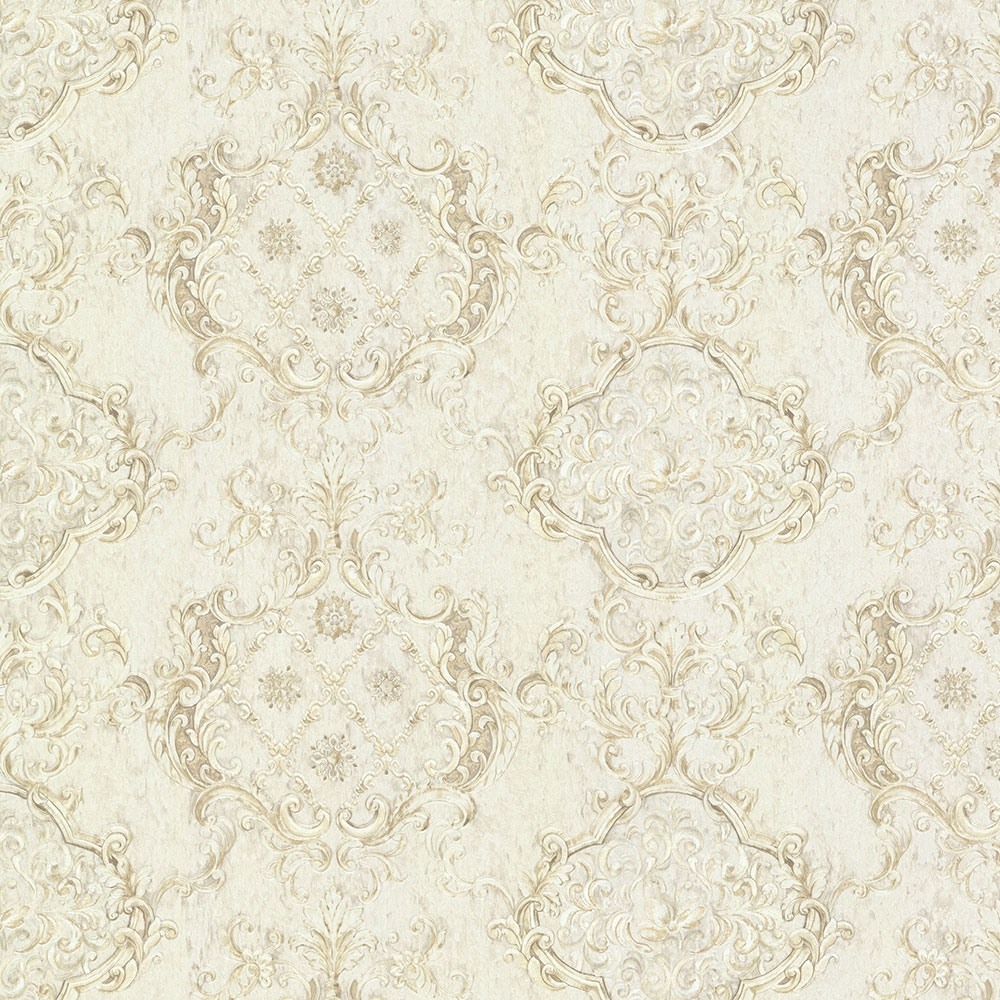 Non-woven wallpaper with a vinyl surface, Baroque pattern, Ornaments 82856, Amore, Emiliana Parati