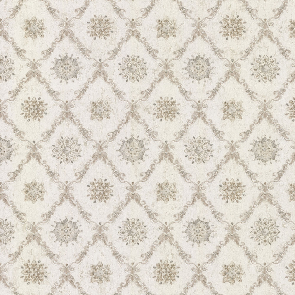 Non-woven wallpaper with a vinyl surface, Baroque pattern, Ornaments 82822, Amore, Emiliana Parati