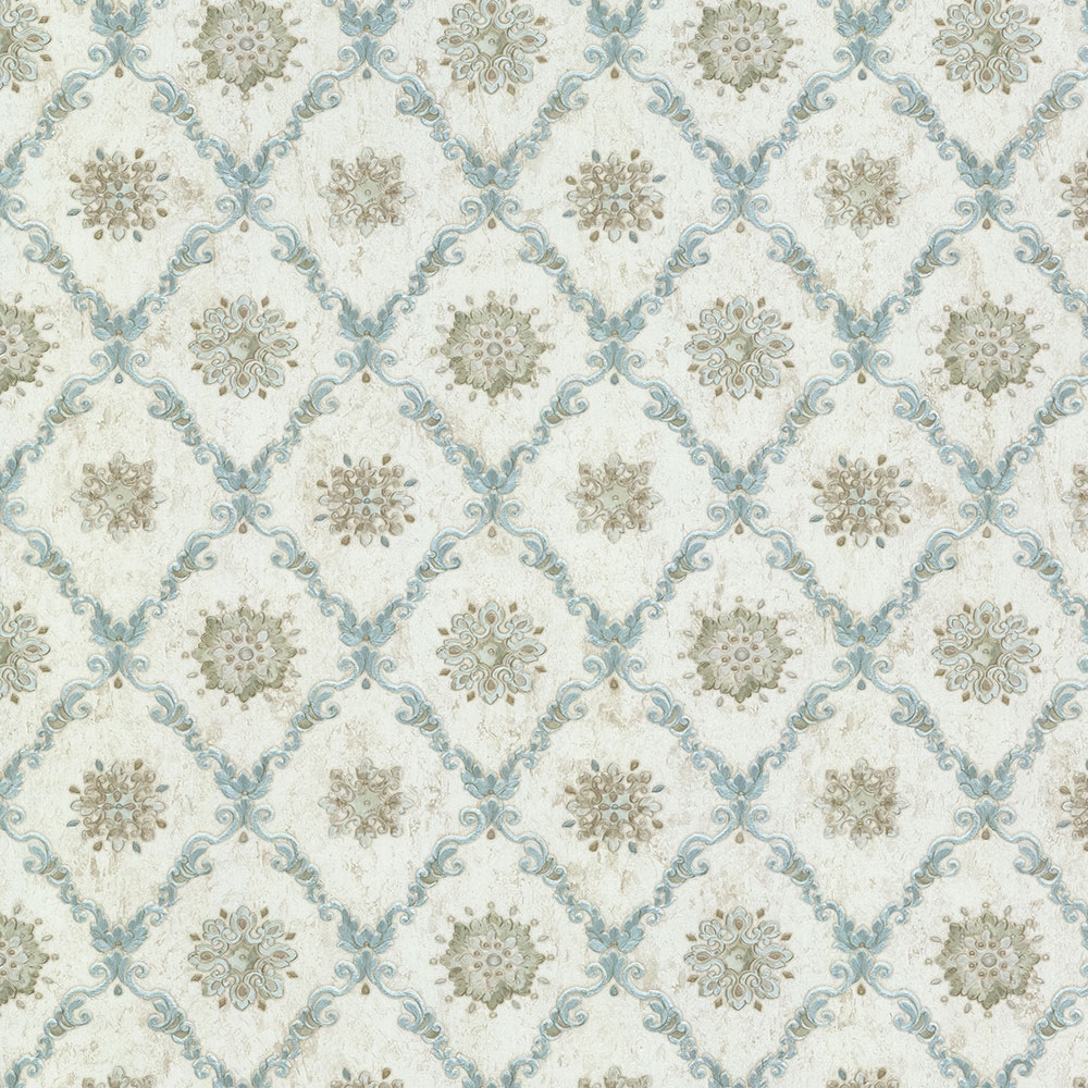 Non-woven wallpaper with a vinyl surface, Baroque pattern, Ornaments 82821, Amore, Emiliana Parati