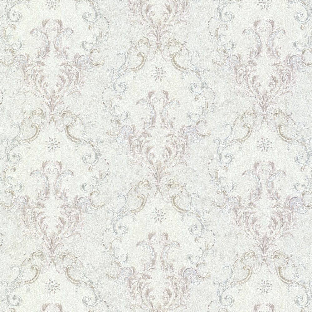 Non-woven wallpaper with a vinyl surface, Baroque pattern, Ornaments 82813, Amore, Emiliana Parati