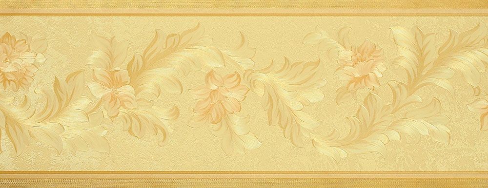 Vinyl wallpaper flower border 00304, Neapolis, Limonta