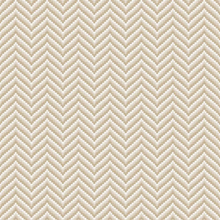 Geometric wallpaper, beige, 7772, Agora, Parato by Cristiana Masi