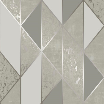 Luxury vinyl wallpaper, geometric pattern, 106406, Milan, Vittorio, Graham & Brown