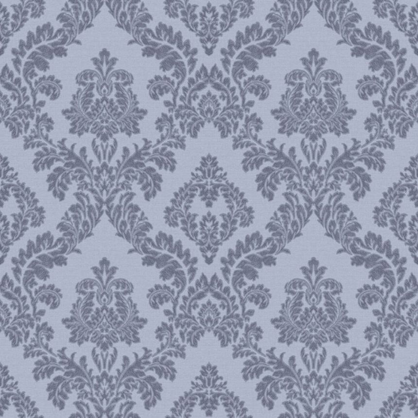 Wallpaper, blue, damask pattern, 7747, Agora, Parato by Cristiana Masi