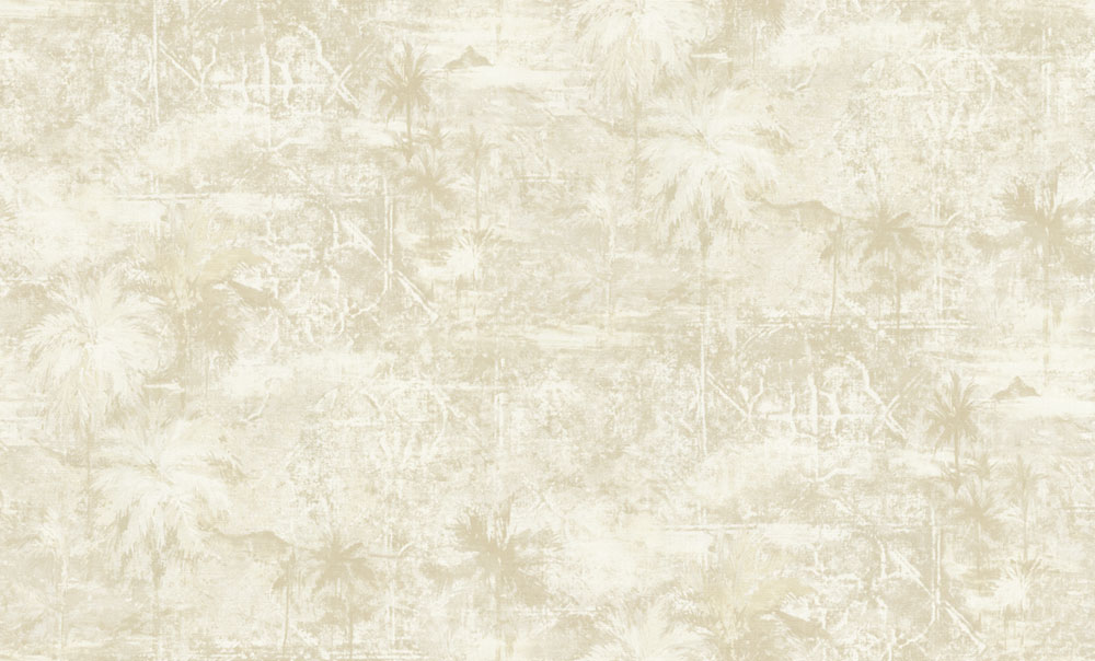 Wallpaper, grey-beige, palm leaves, 74003, Armonia, Emiliana Parati