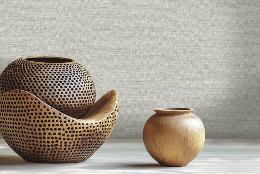 Wallpaper, grey-beige, fabric texture, 74052, Armonia, Emiliana Parati