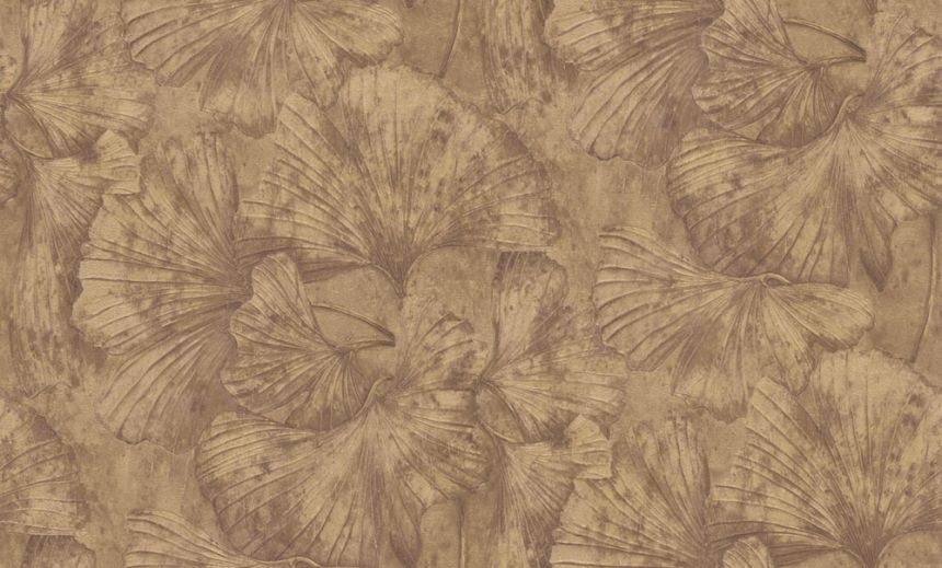 Wallpaper, dark brown, leaves, BM31001, Blumarine, Emiliana Parati