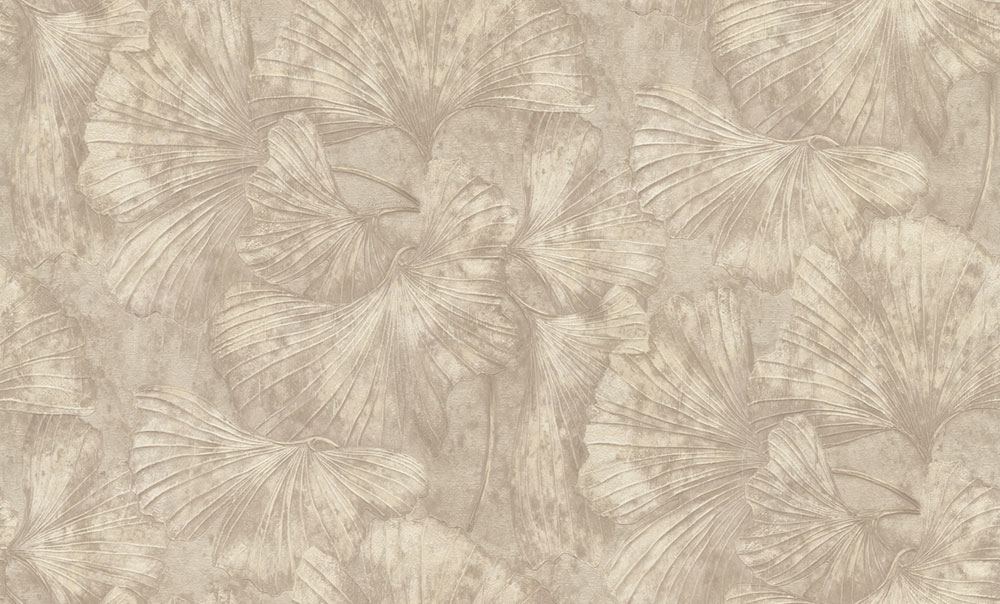 Wallpaper, light brown, leaves, BM31005, Blumarine, Emiliana Parati