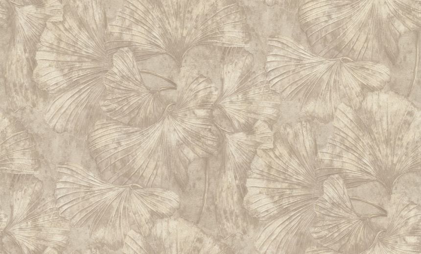 Wallpaper, light brown, leaves, BM31005, Blumarine, Emiliana Parati