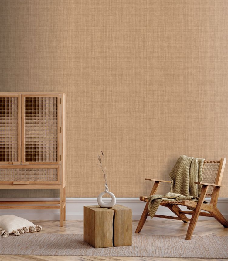 Wallpaper, Fabric Effect, Brown, IM28021, Imani, Decoprint
