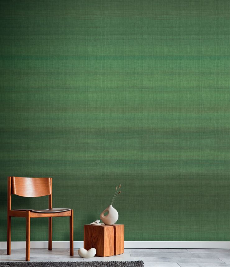 Mural Wallpaper, Fabric Effect, Green, IMD28110, Imani, Decoprint