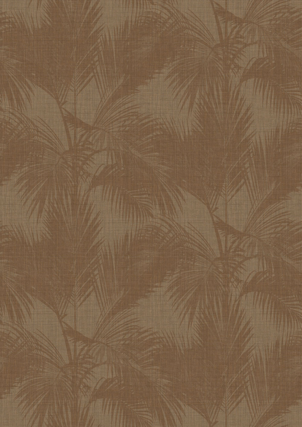 Mural Wallpaper, Palm Leaves, Brown, Black, IMD28123, Imani, Decoprint
