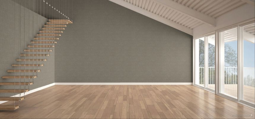 Wallpaper, Brown, Grey, Fabric Effect, TN29005, Terra Nova, Decoprint