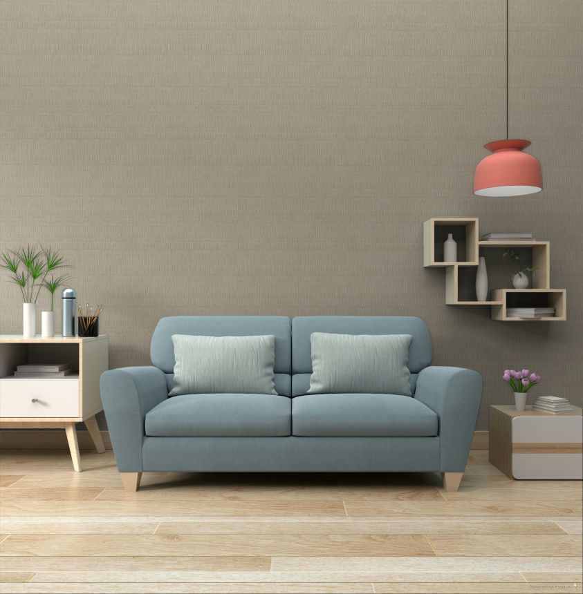 Wallpaper, Brown, Beige, Crepe Fabric Effect, TN29031, Terra Nova, Decoprint