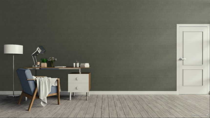 Wallpaper, Green, Crepe Fabric Effect, TN29033, Terra Nova, Decoprint