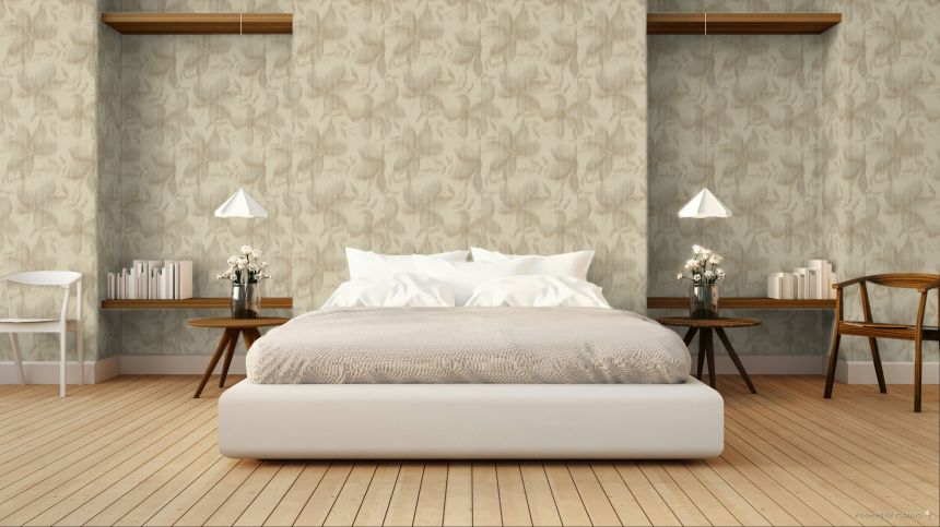 Wallpaper, Beige, Brown, Leaves, TN29063, Terra Nova, Decoprint