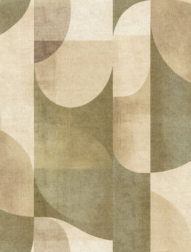 Mural Wallpaper, Beige, Green, Patterns, TND29094, Terra Nova, Decoprint