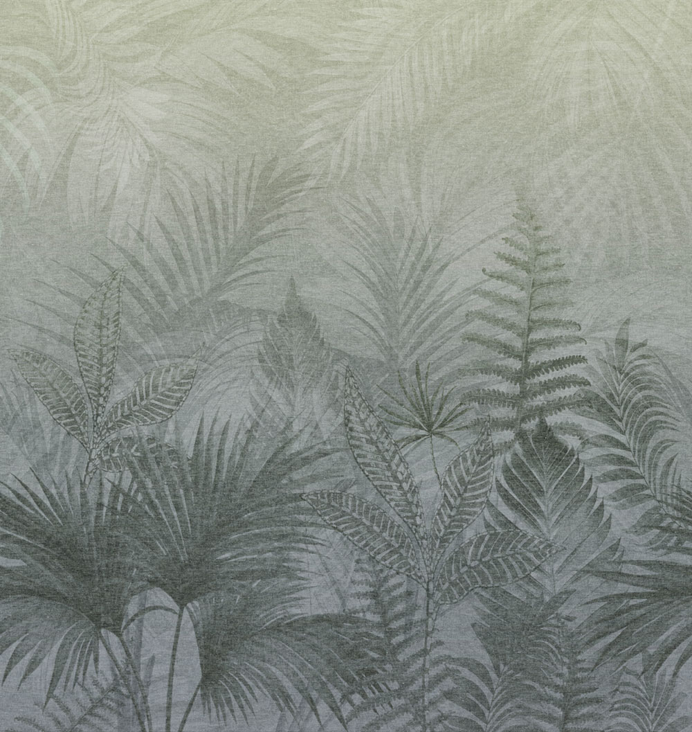 Mural Wallpaper, Grey, Ferns, TND29097, Terra Nova, Decoprint
