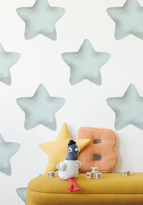 Wallpaper, blue, white, stars, 4405, Momi, Parato by Cristiana Masi