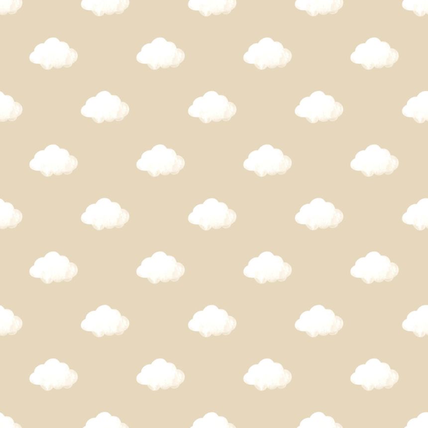 Wallpaper, beige, white, clouds, 4458, Momi, Parato by Cristiana Masi