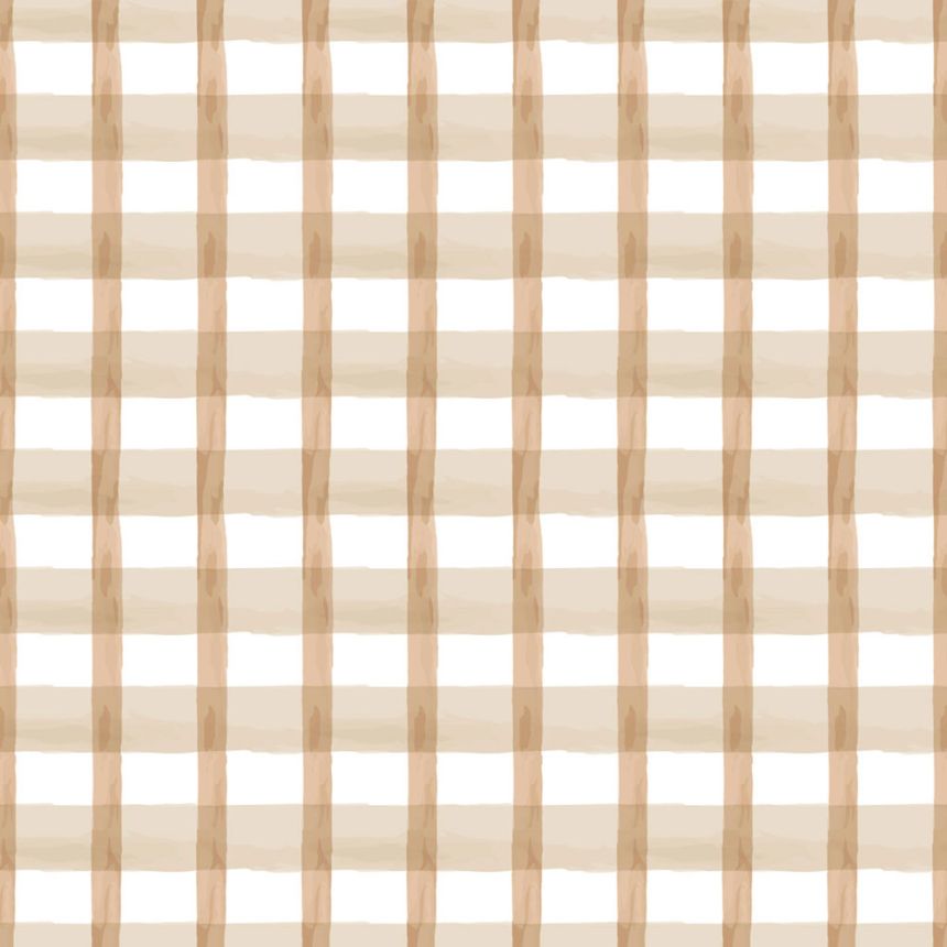 Wallpaper, brown, white, check, 4477, Momi, Parato by Cristiana Masi