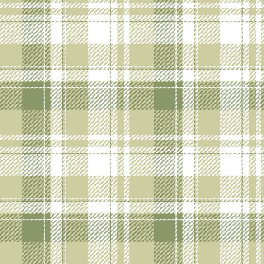 Wallpaper, green, check fabric imitation, 4490, Momi, Parato by Cristiana Masi