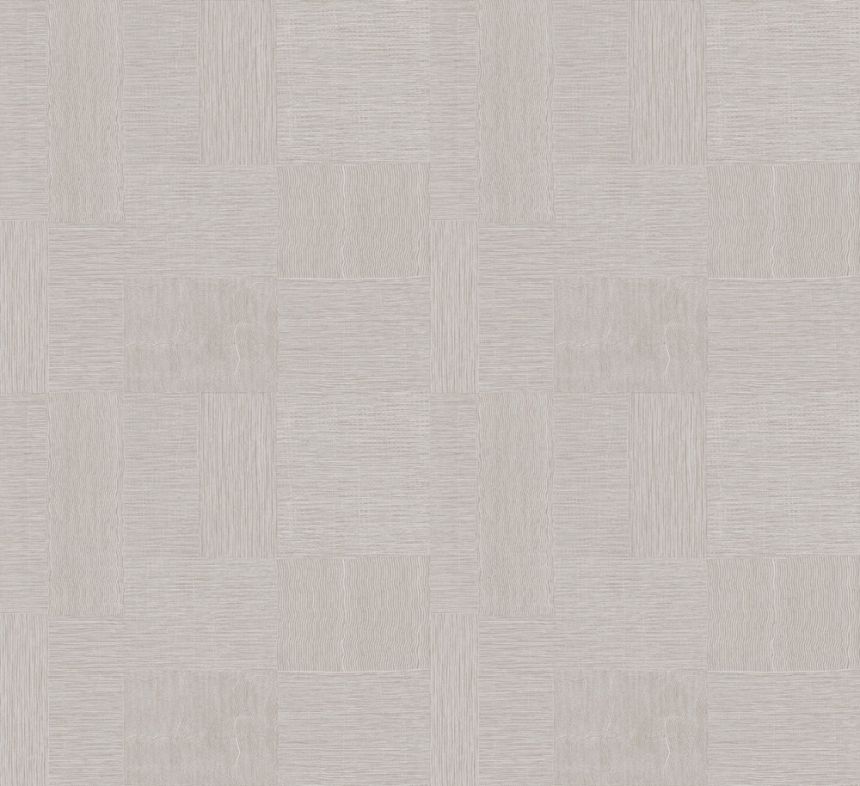 Wallpaper, grey, silver, geometric pattern, TRA203, Traces, Masureel