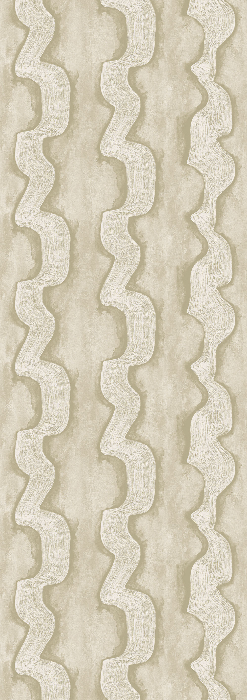Mural wallpaper, grey, yellow, waves, DGTRA301-260, Traces, Masureel