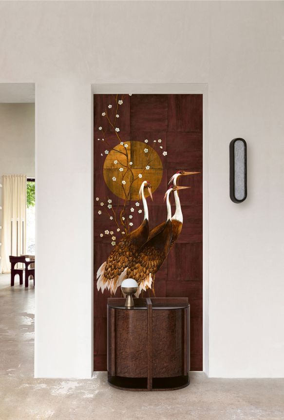 Mural wallpaper, brown, mat effect, DGTRA7012-300, Traces, Masureel