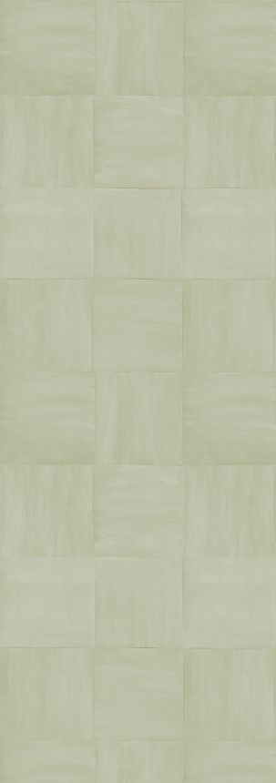 Mural wallpaper, grey, green, mat effect, DGTRA7023-260, Traces, Masureel