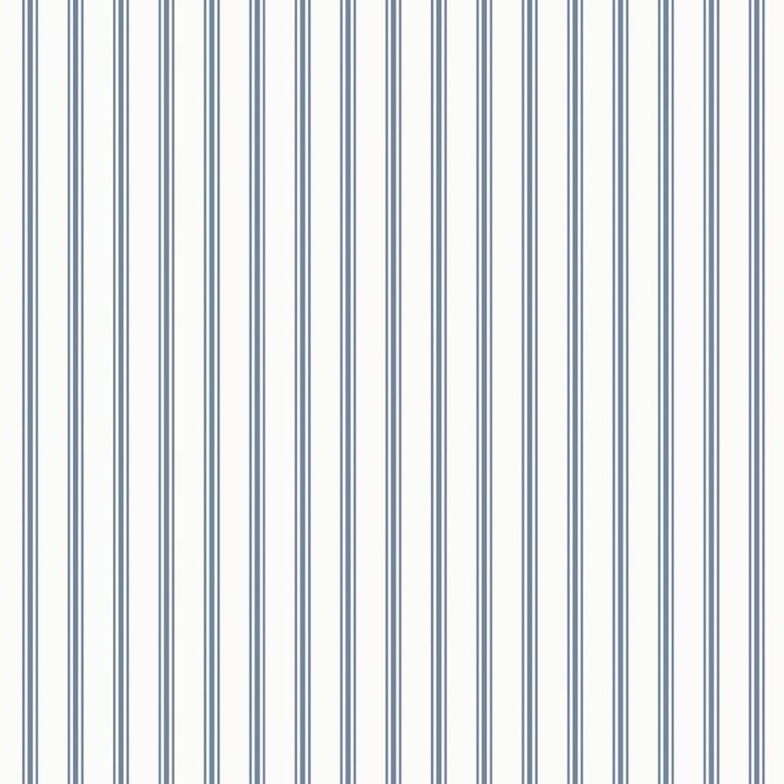 Wallpaper, Blue-White, Stripes, 122752, Laura Ashley 4