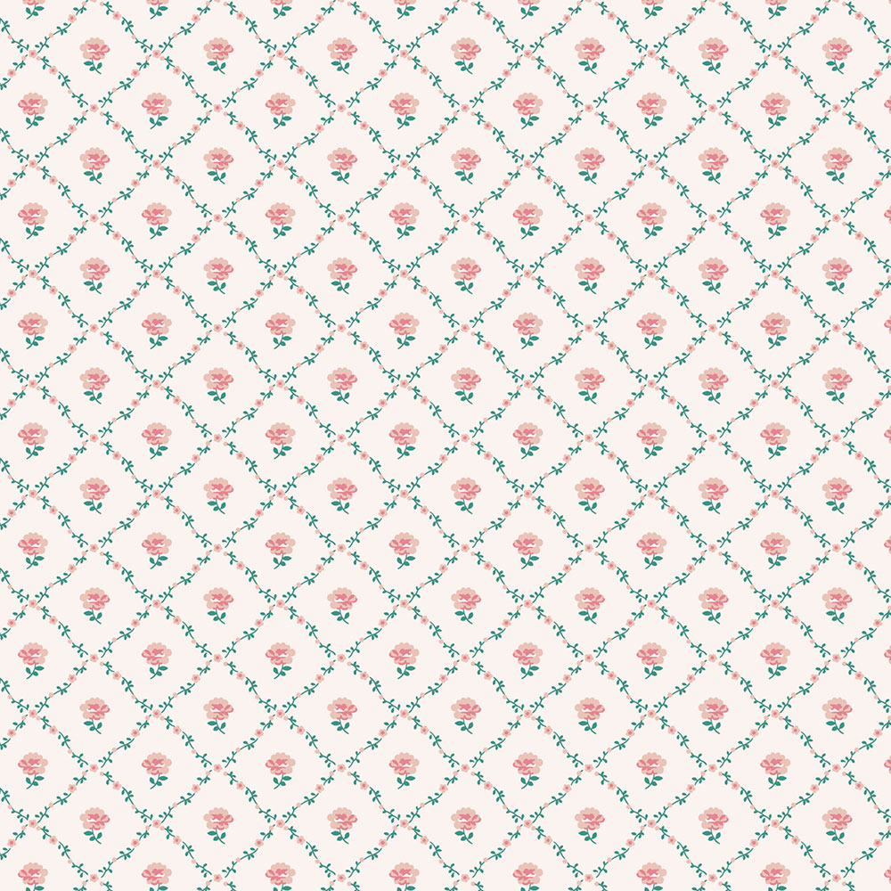 Wallpaper, Red, Green, Roses, 122766, Laura Ashley 4