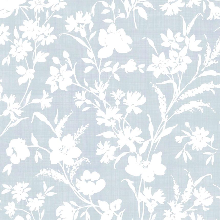 Wallpaper, Blue, Floral Pattern, 130109, Laura Ashley 4