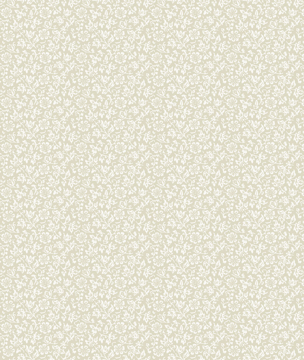 Wallpaper, Beige-White, Floral Pattern, 140327, Laura Ashley 4