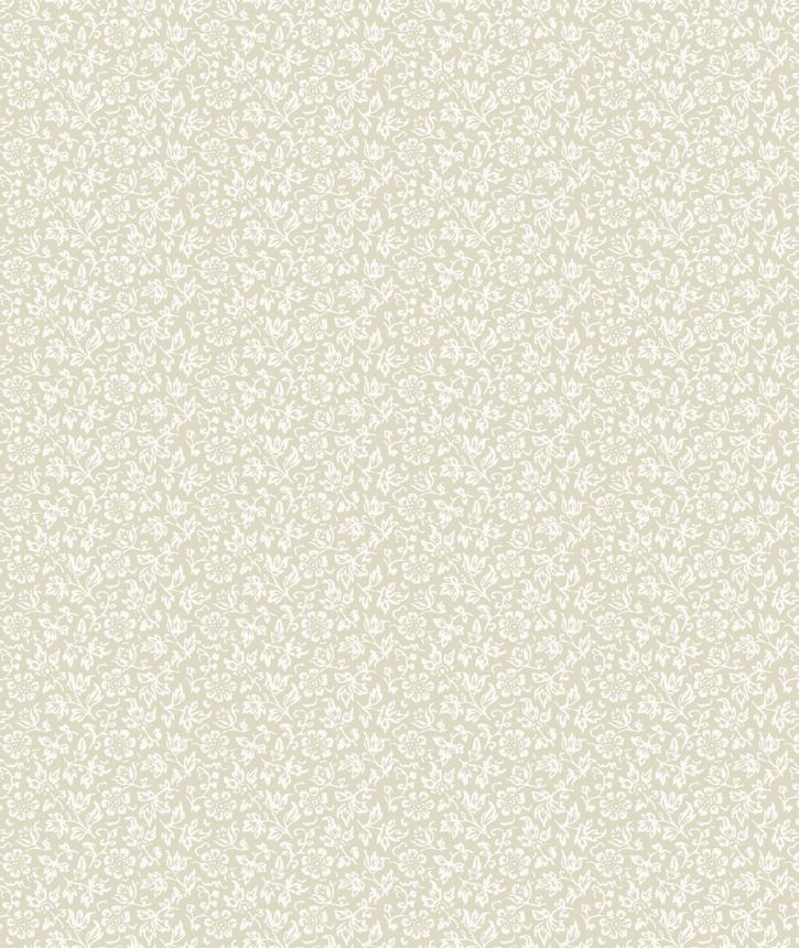 Wallpaper, Beige-White, Floral Pattern, 140327, Laura Ashley 4