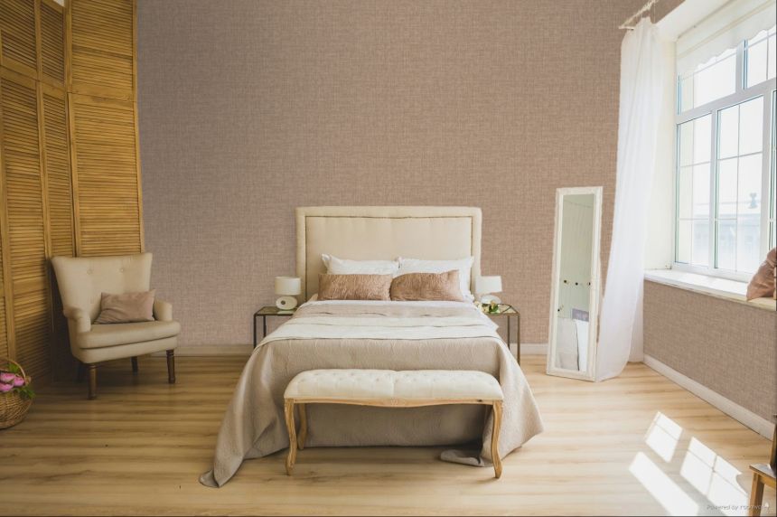 Wallpaper, brown, fabric imitation, 6694, Metamorphosis, Pigmenta, Parato by Cristiana Masi
