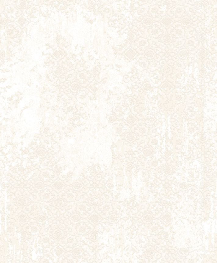 Wallpaper, white, silver, vintage ornaments, AU41201, Aurelia, Prestige Wallcoverings